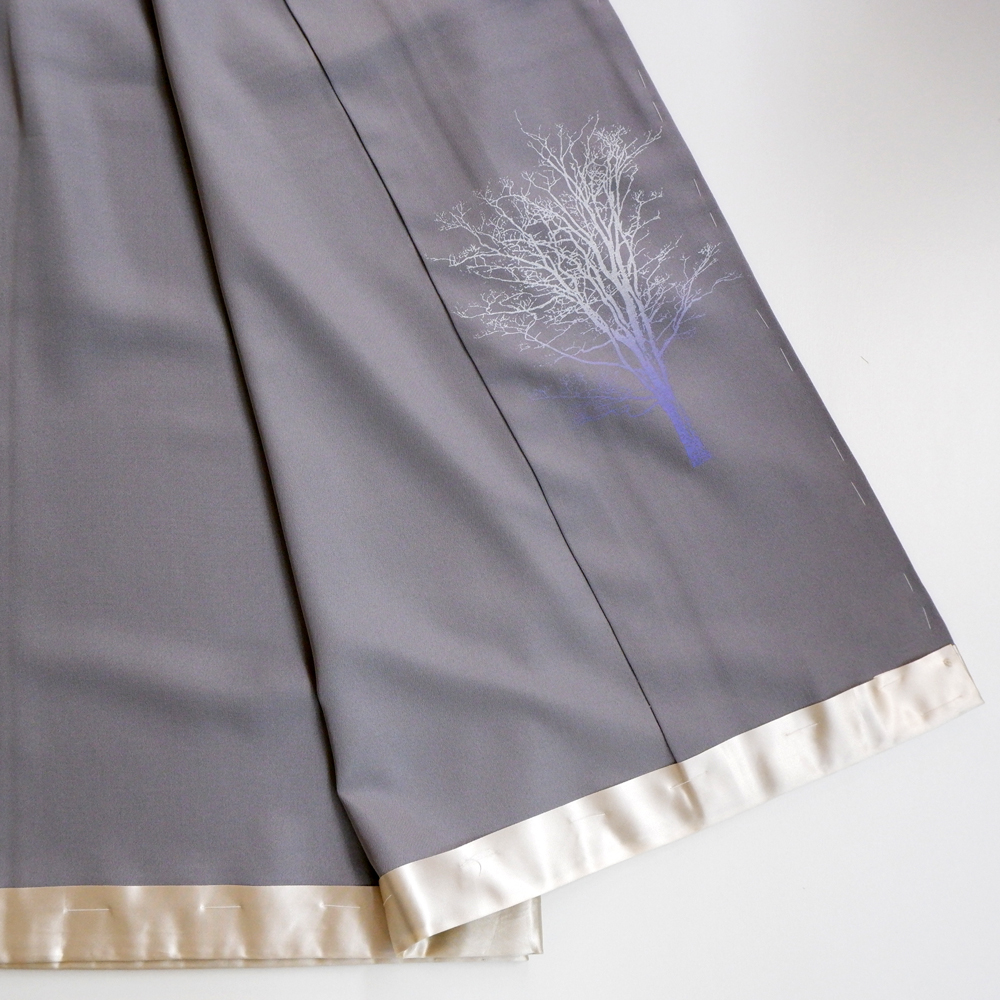 山本唯与志謹製　訪問着【黒】　