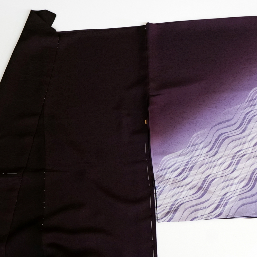 山本唯与志謹製　訪問着【波】　