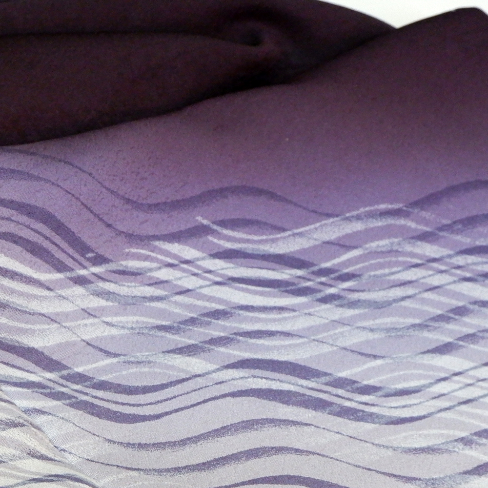 山本唯与志謹製　訪問着【波】　