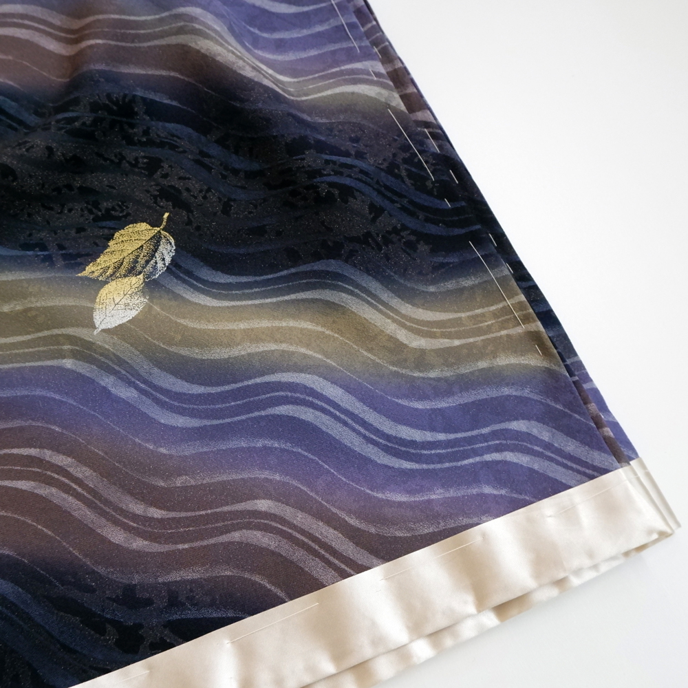 山本唯与志謹製　訪問着【葉】　