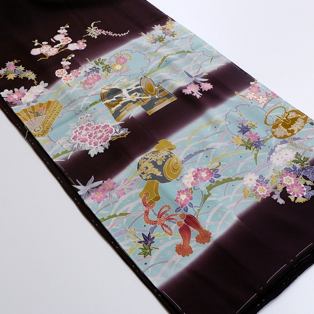 宮野勇造作　本加賀友禅　色留袖【百土比照】