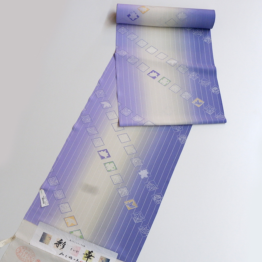 山本唯与志謹製　小紋反【彩華　縞】　