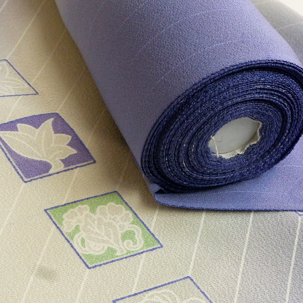 山本唯与志謹製　小紋反【彩華　縞】　