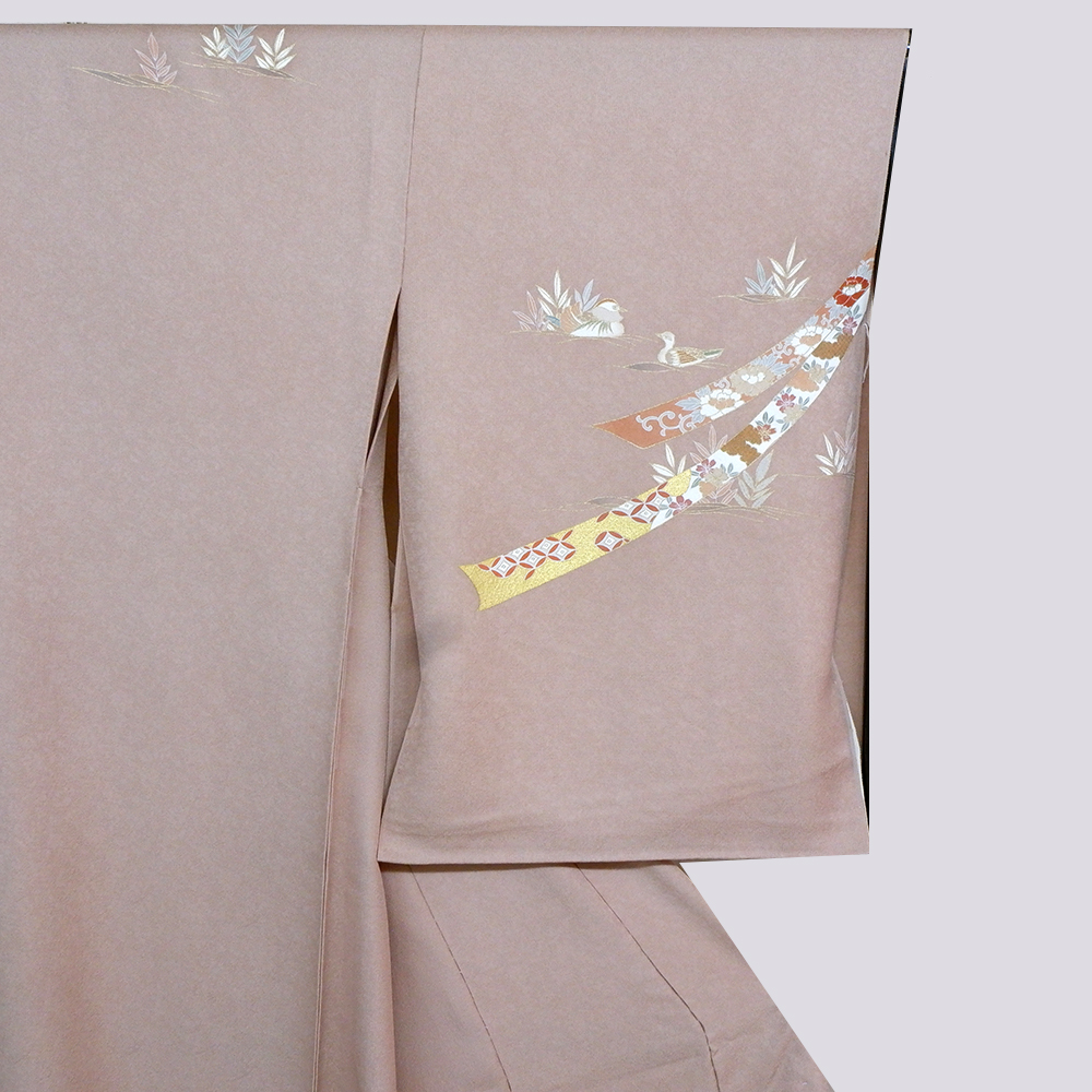 正絹　訪問着【束ね熨斗】　