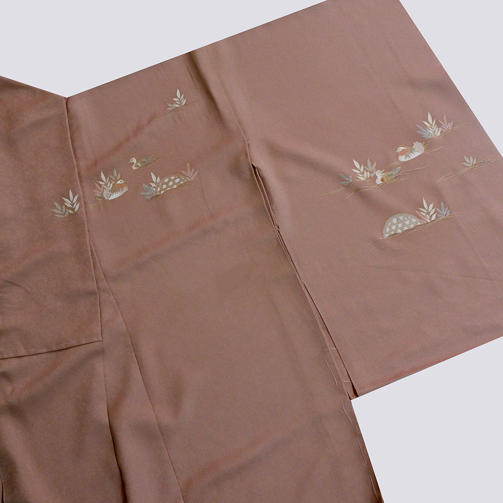 正絹　訪問着【束ね熨斗】　