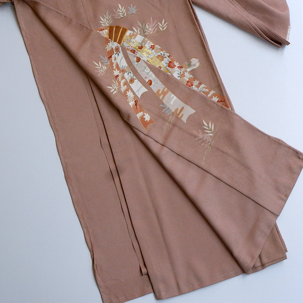 正絹　訪問着【束ね熨斗】　