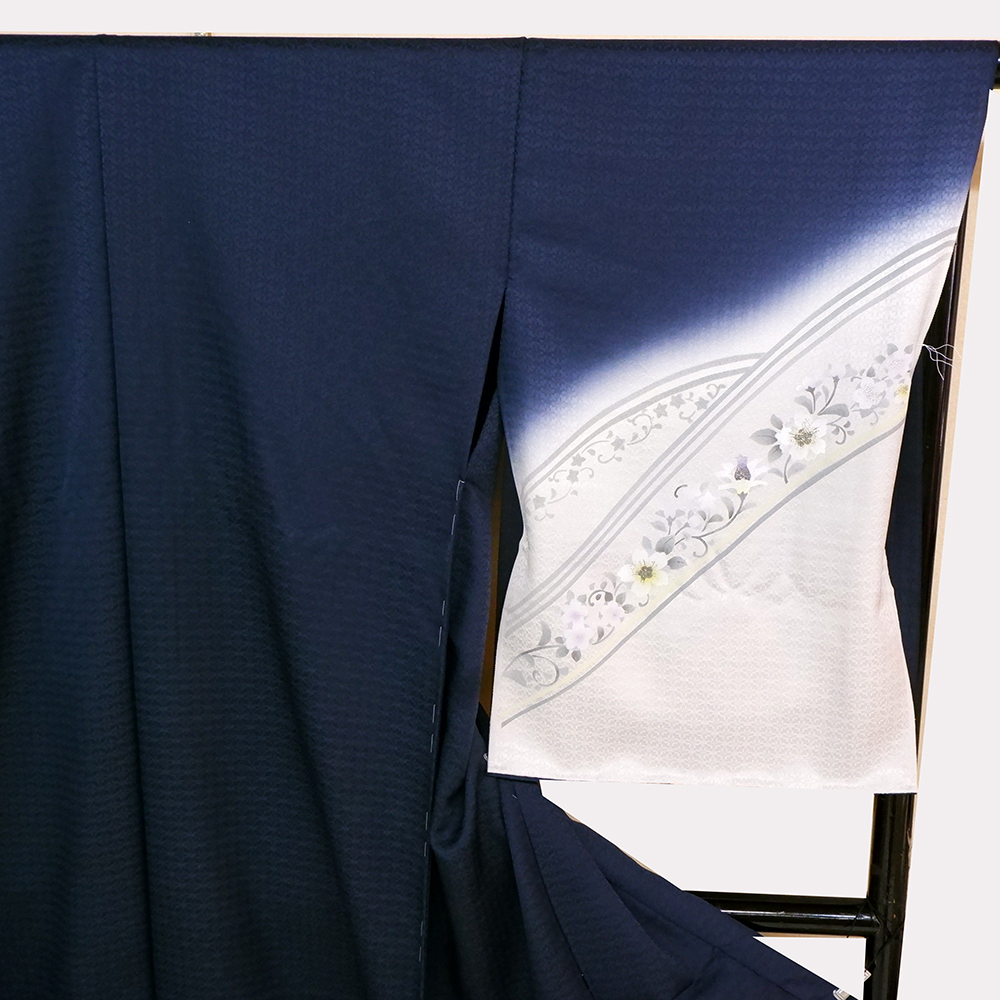 正絹　訪問着【洋花】　