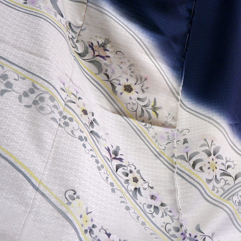 正絹　訪問着【洋花】　