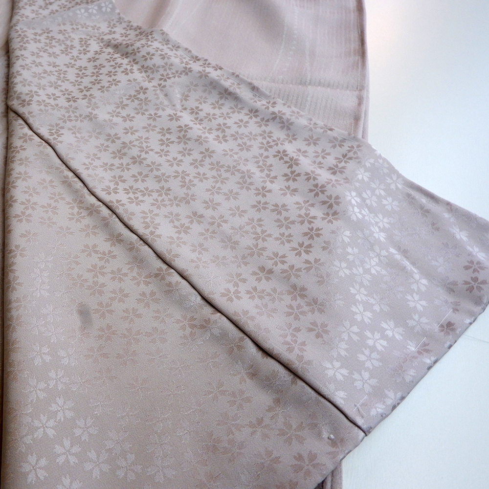 正絹　訪問着【葉】　