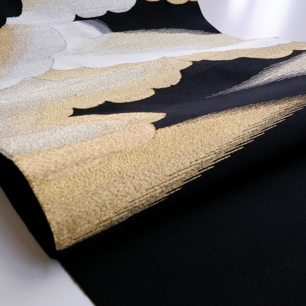 中国工藝美術大師　王　金山　八寸帯【雲】　