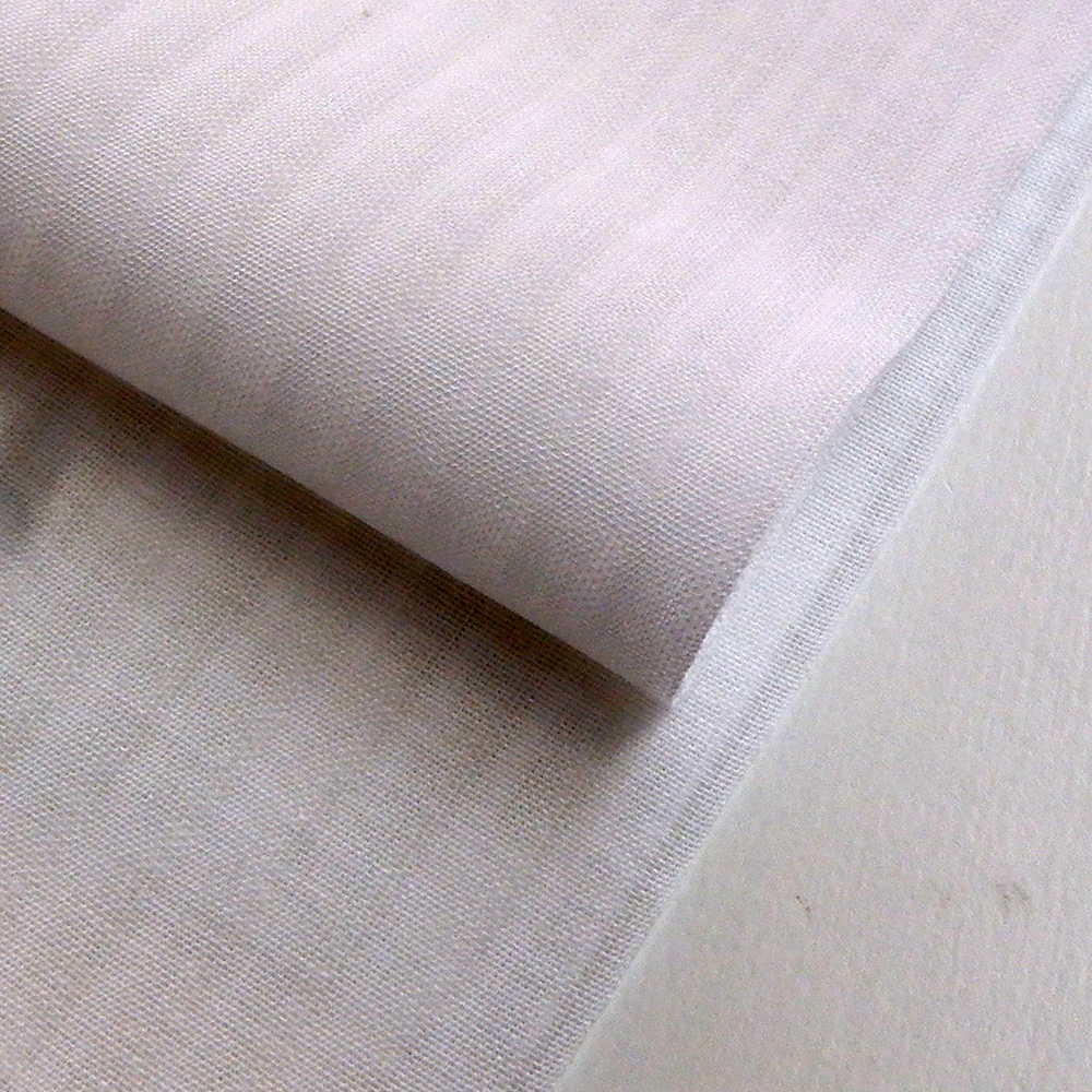 東レ　爽竹　夏襦袢【白　縞】　