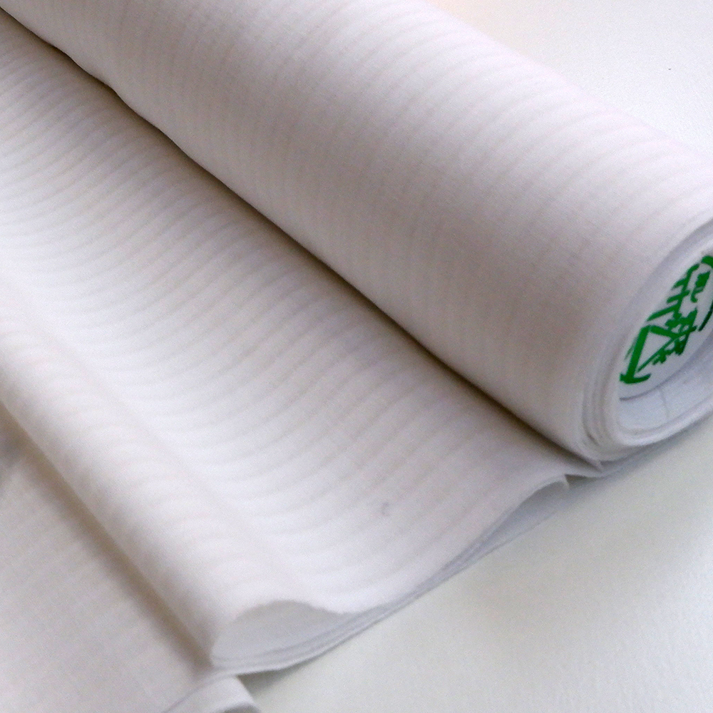 東レ　爽竹　夏襦袢【白　縞】　