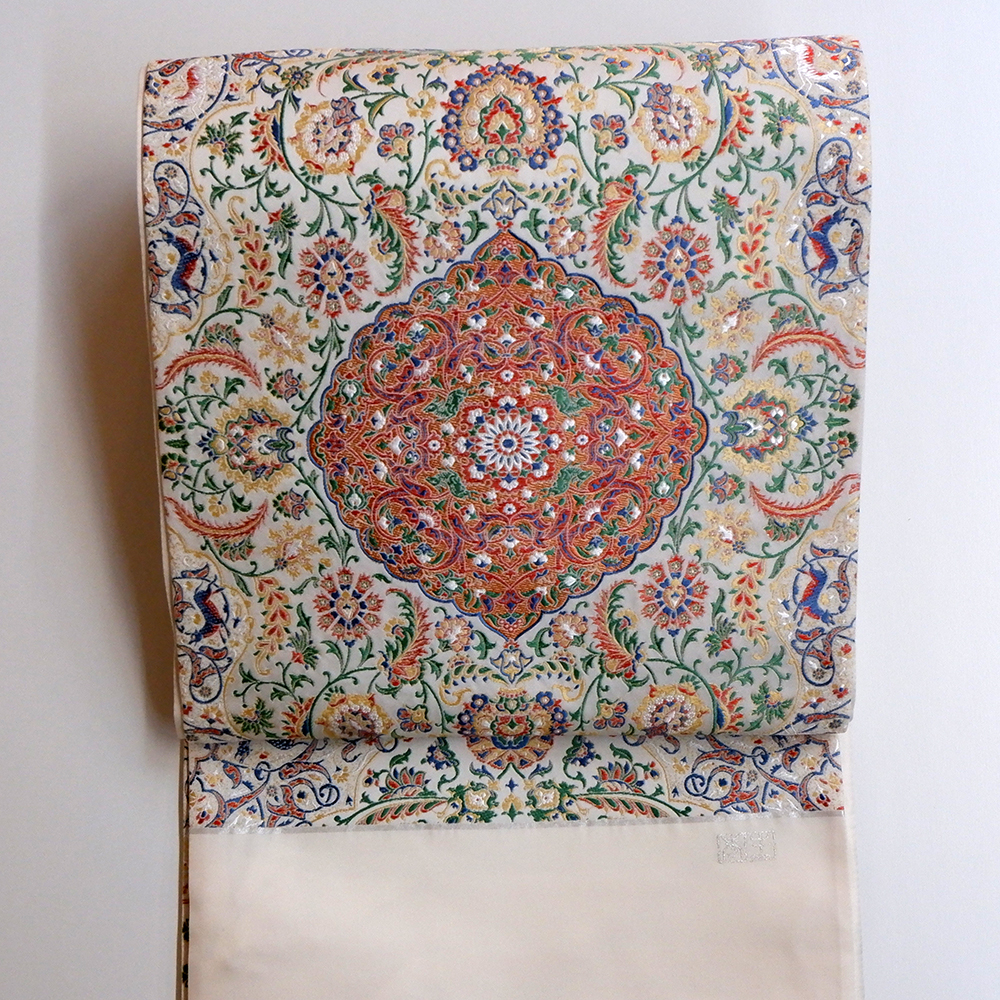 泰正織物　西陣織特選袋帯【エメダリオン】　