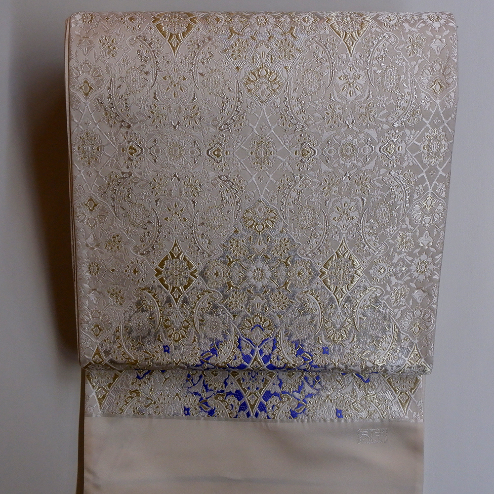 【美品　長尺】西陣　渡文　芙蓉　袋帯　帯幅31cm 帯丈442cm 楽天市場】袋帯 正絹 【 西陣織 】【 送料無料 】 袋帯用綿芯お