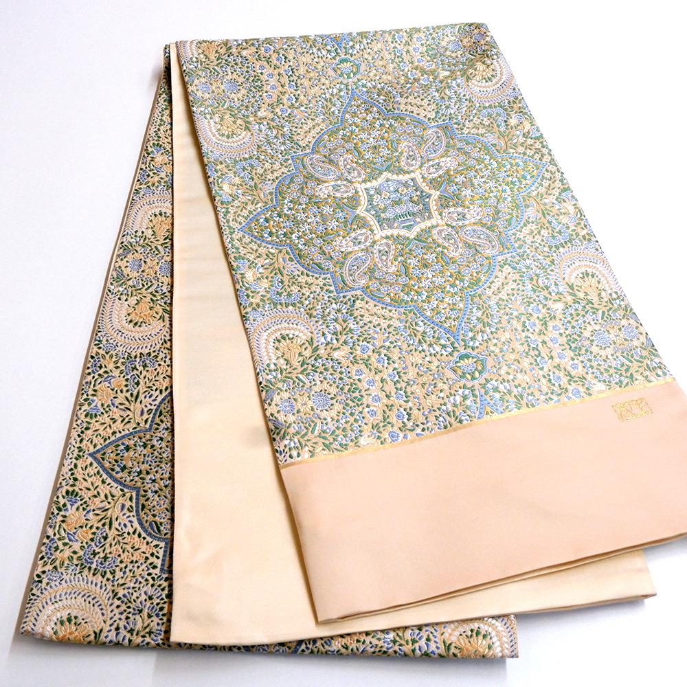 泰生織物　西陣織特選袋帯【エスニック文様】　