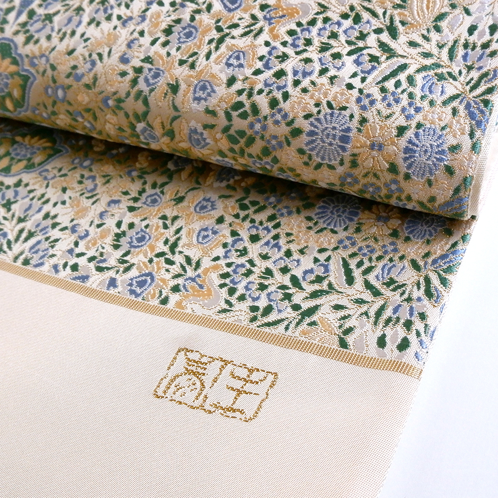 泰生織物　西陣織特選袋帯【エスニック文様】　