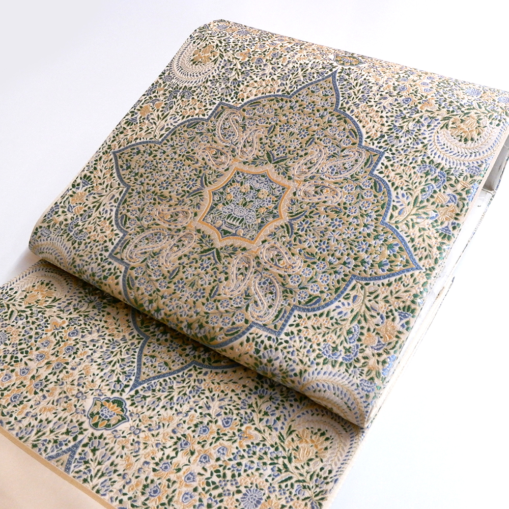 泰生織物　西陣織特選袋帯【エスニック文様】　