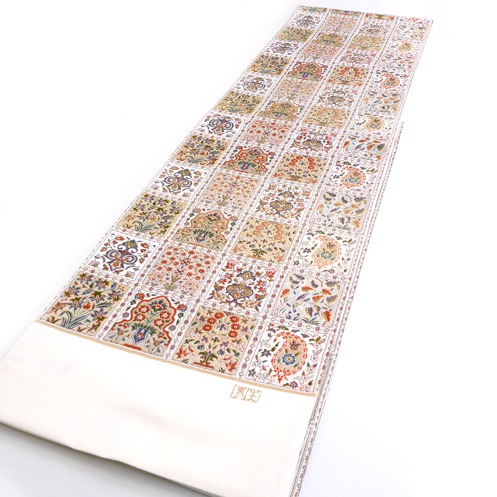 泰生織物　西陣織特選袋帯【ダマスク文様】　