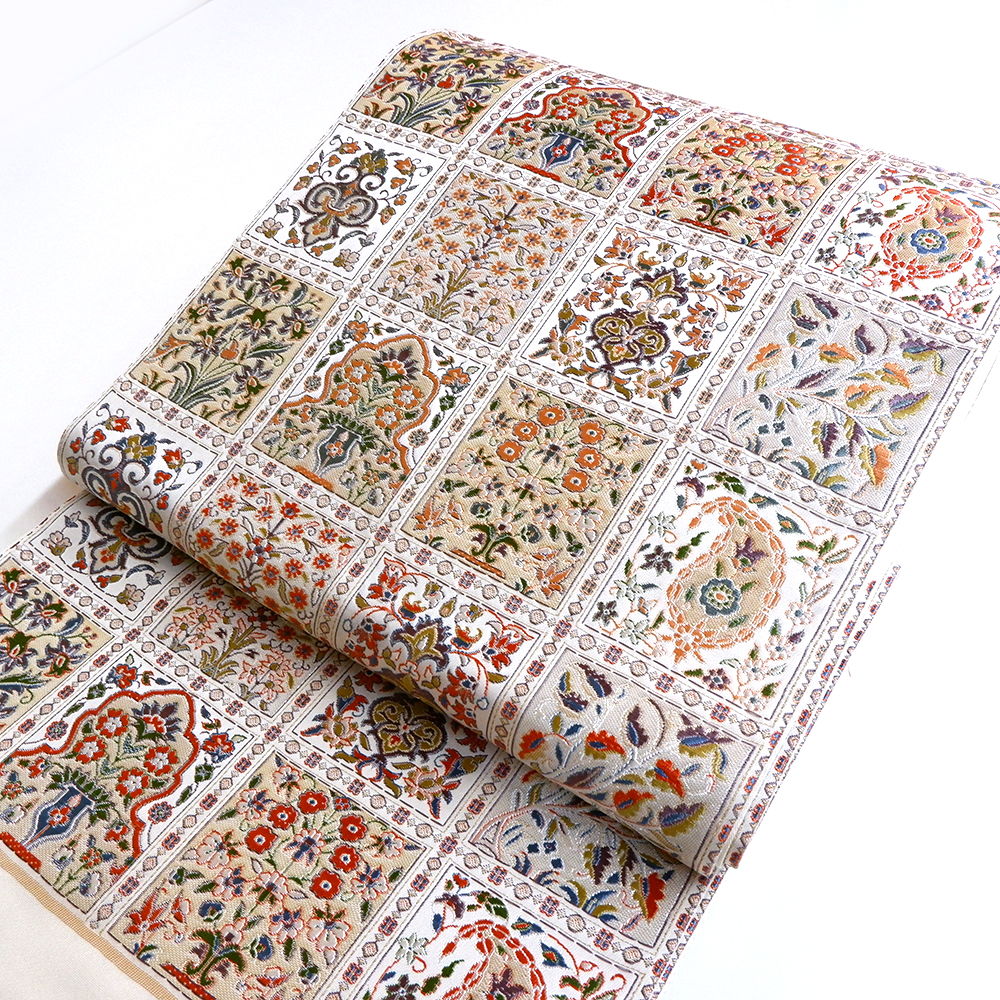 泰生織物　西陣織特選袋帯【ダマスク文様】　