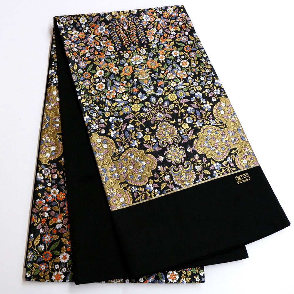 泰生織物　西陣織特選袋帯【草花紋】　