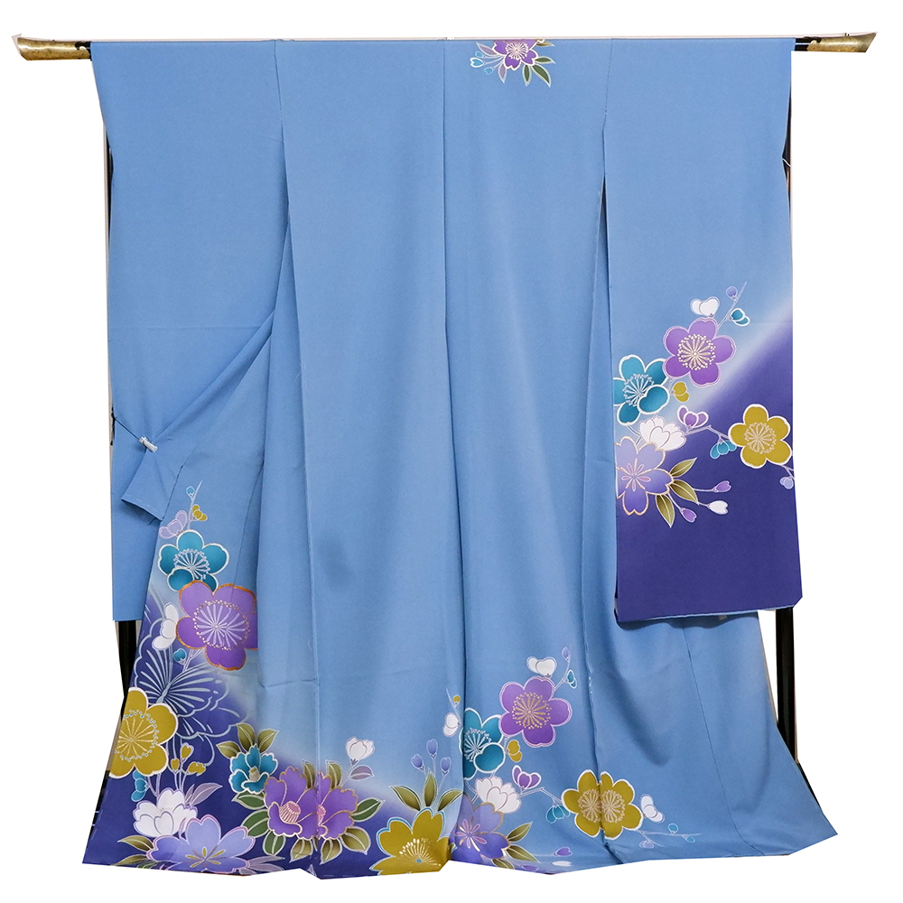 正絹振袖【桜や椿】