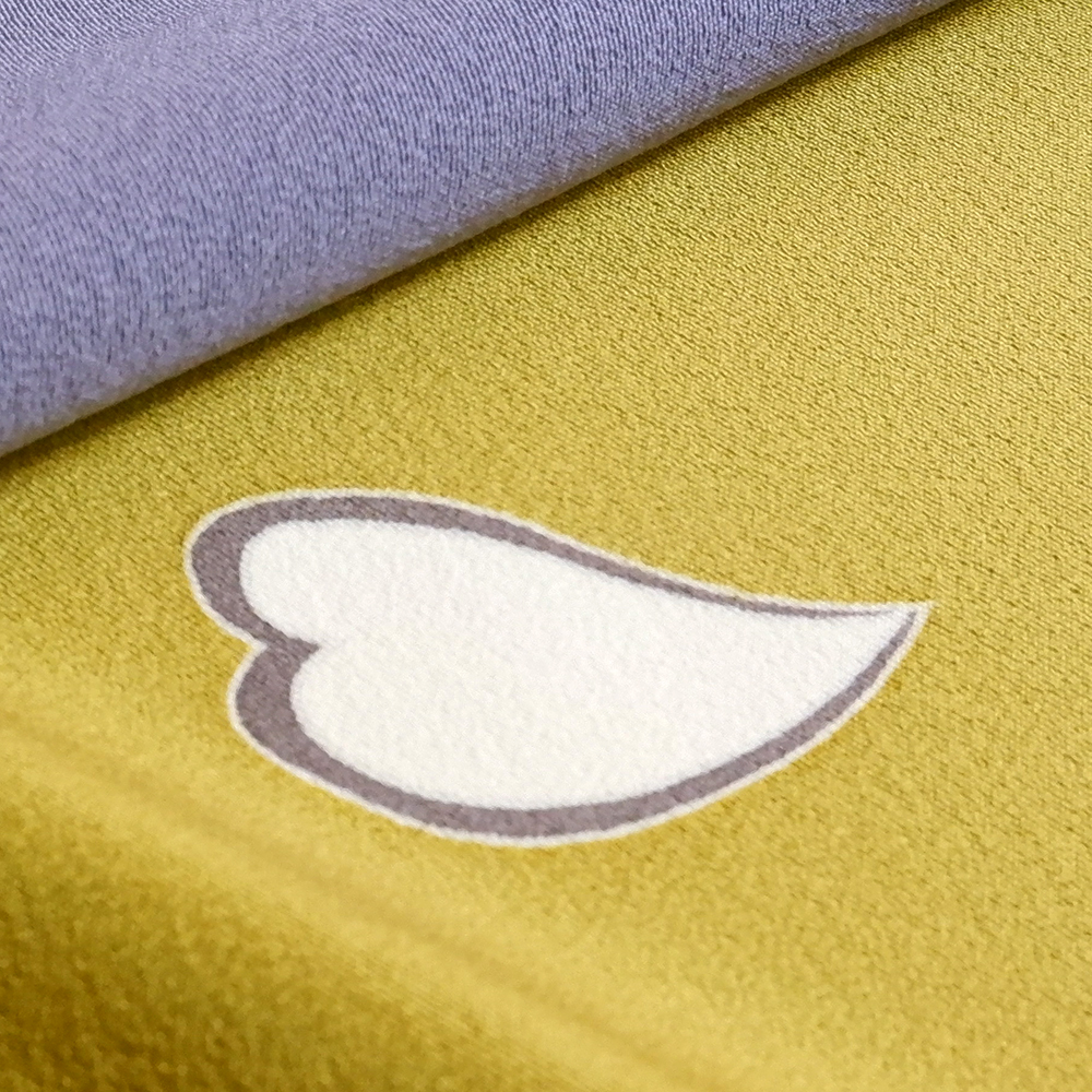 浜ちりめん　本染振袖【花貝合わせ】　