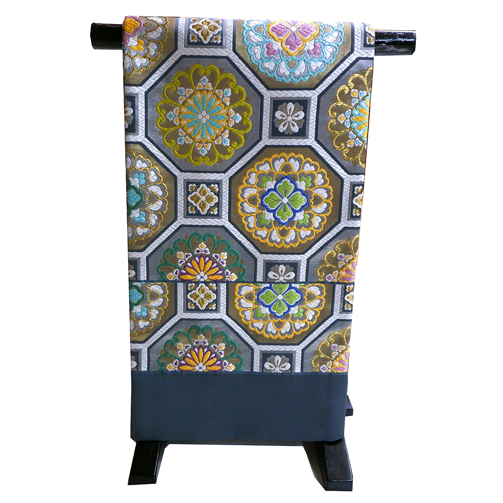 都謹製　本場筑前博多織　西陣織袋帯【蜀江華文】　