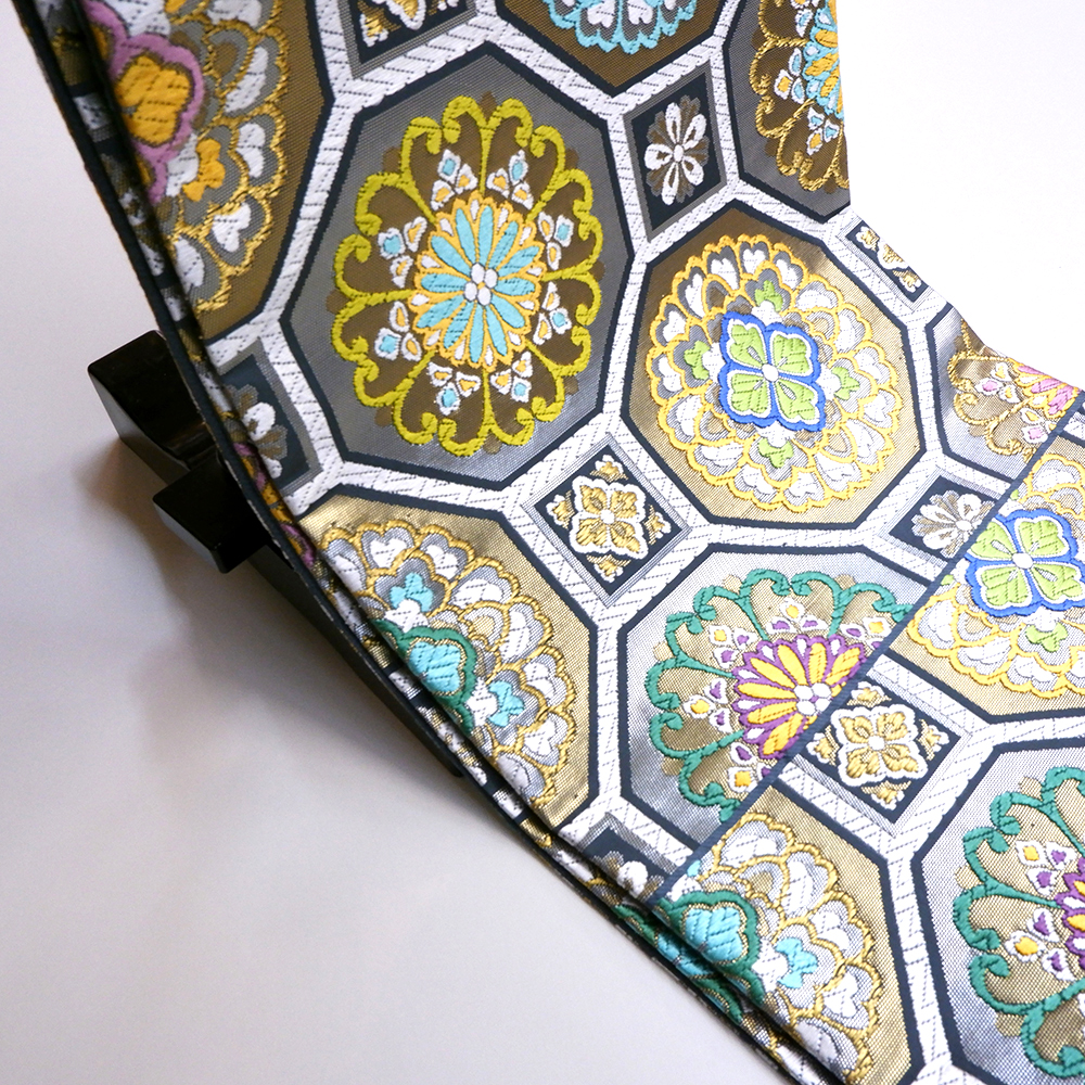 都謹製　本場筑前博多織　西陣織袋帯【蜀江華文】　