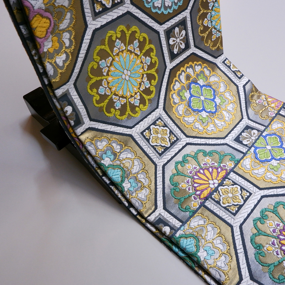 都謹製　本場筑前博多織　西陣織袋帯【蜀江華文】　