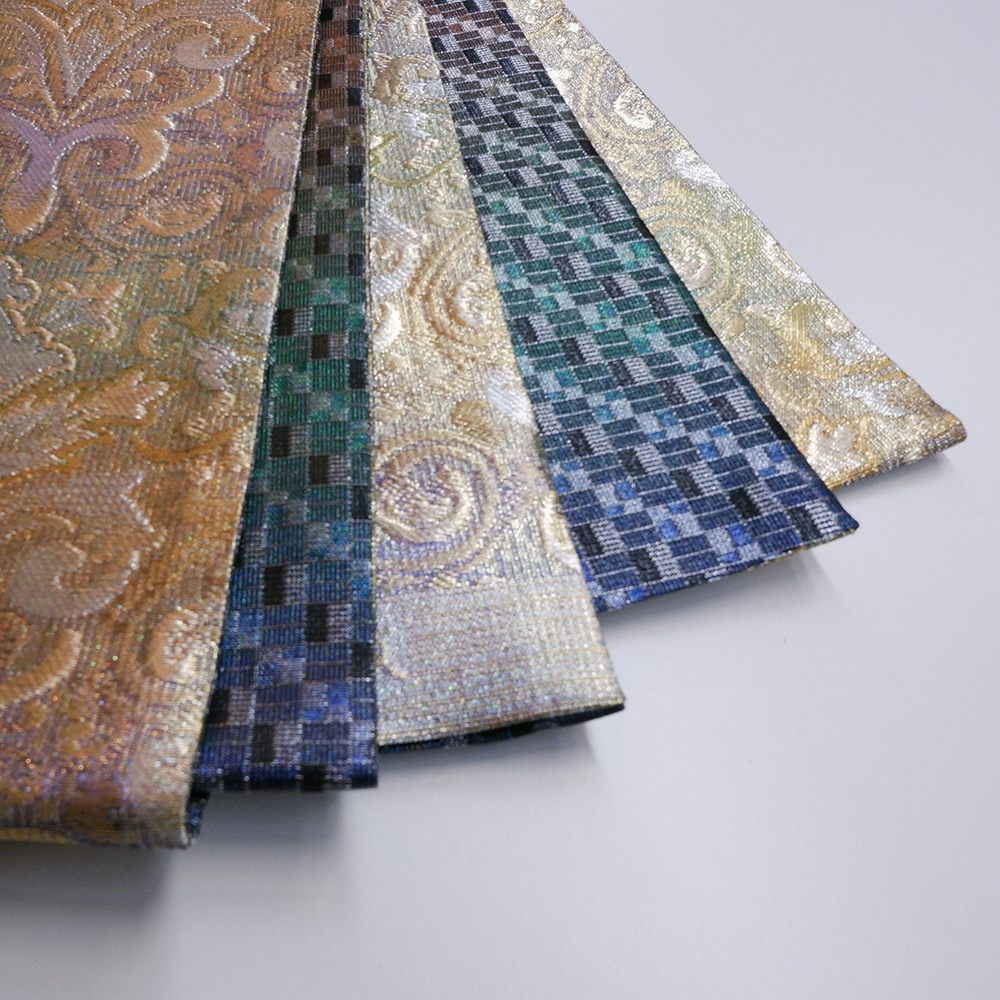 佐波理謹製　袋帯【唐花重文反】　