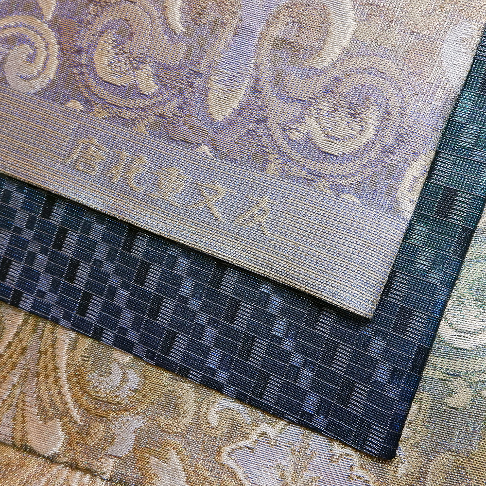 佐波理謹製　袋帯【唐花重文反】　