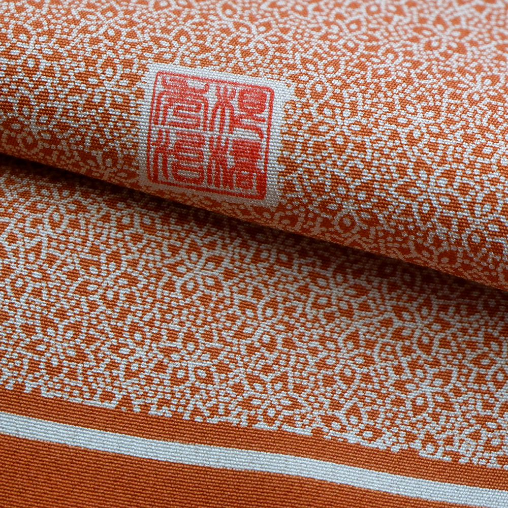 竺仙謹製　江戸小紋万　桔梗尽くし　