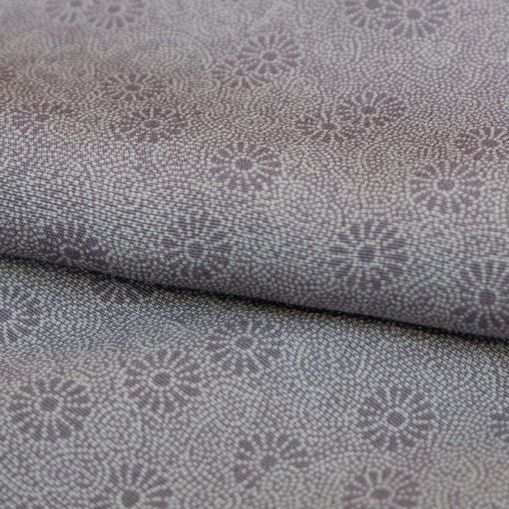 竺仙謹製　江戸小紋万　菊葵唐草　