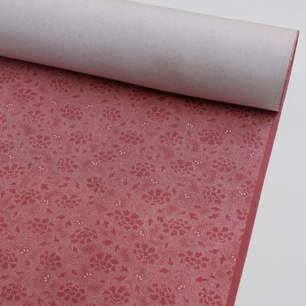 竺仙謹製　江戸小紋万　牡丹唐草　