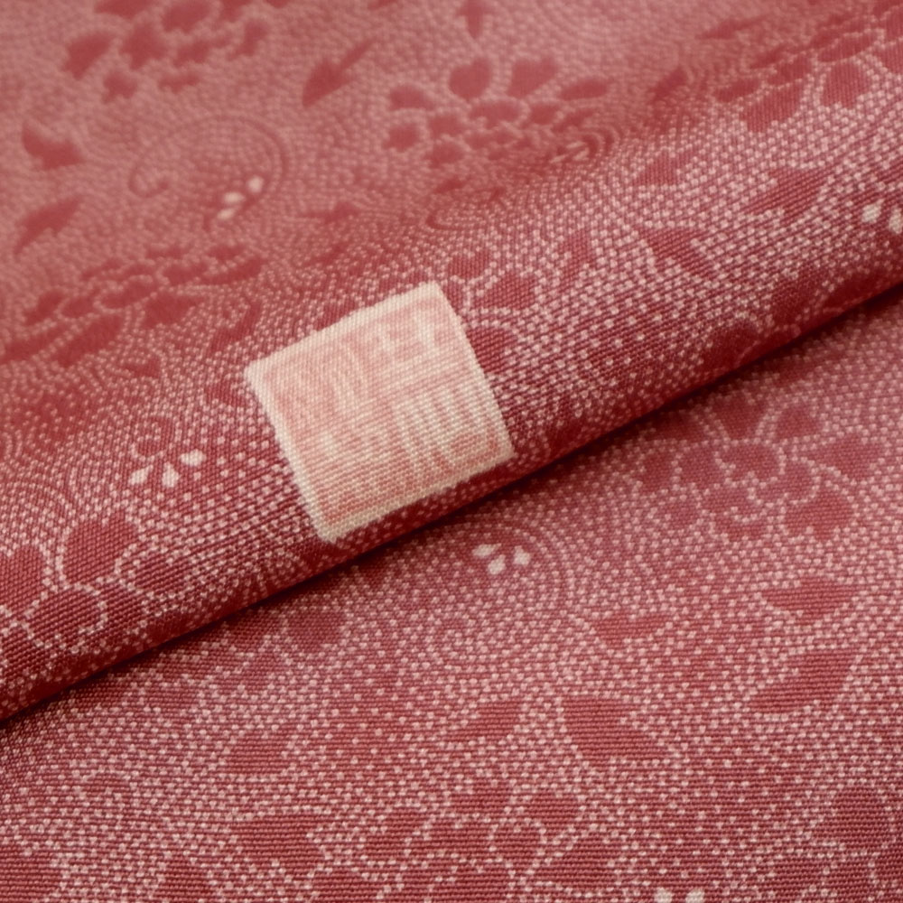 竺仙謹製　江戸小紋万　牡丹唐草　