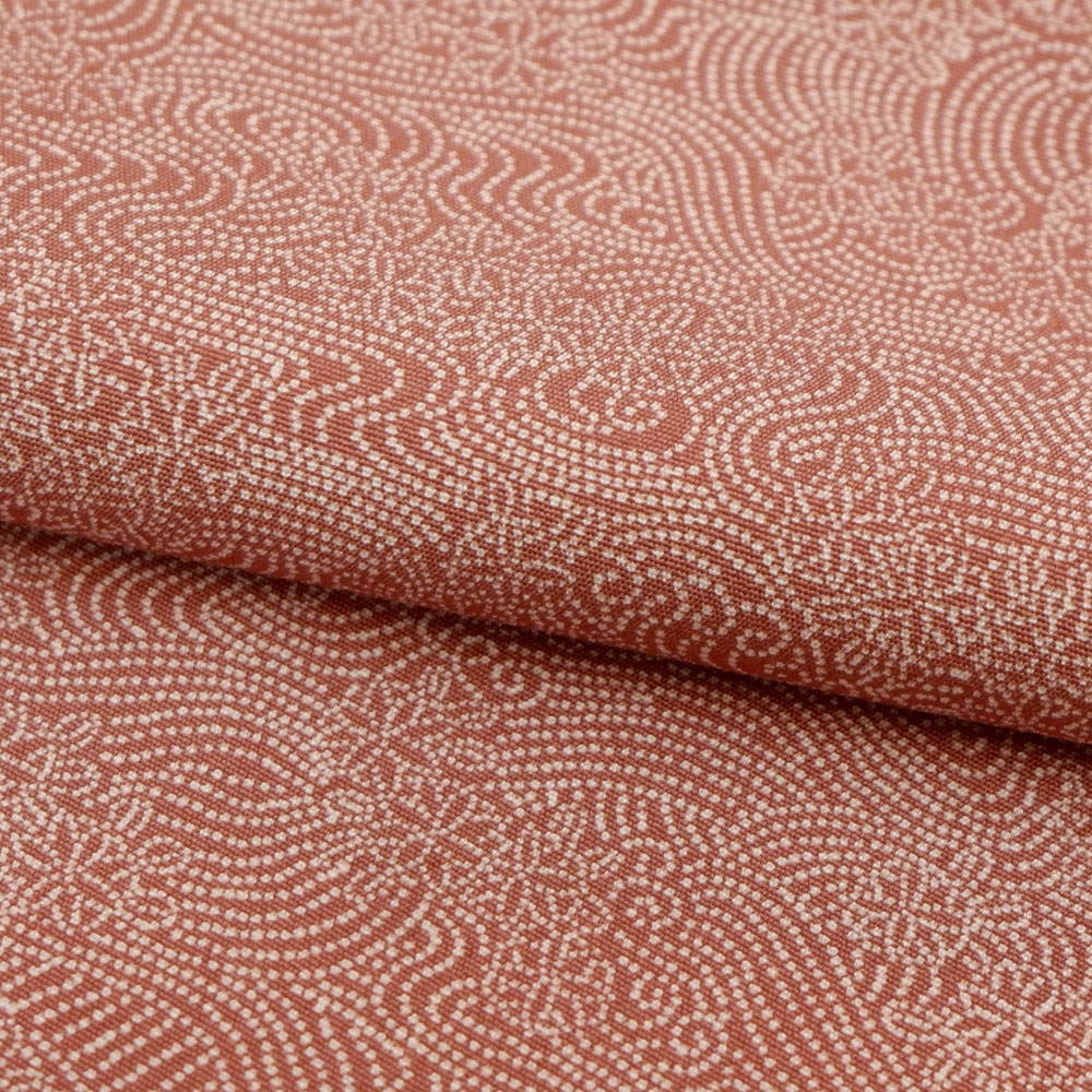 竺仙謹製　江戸小紋万　流水に菊　