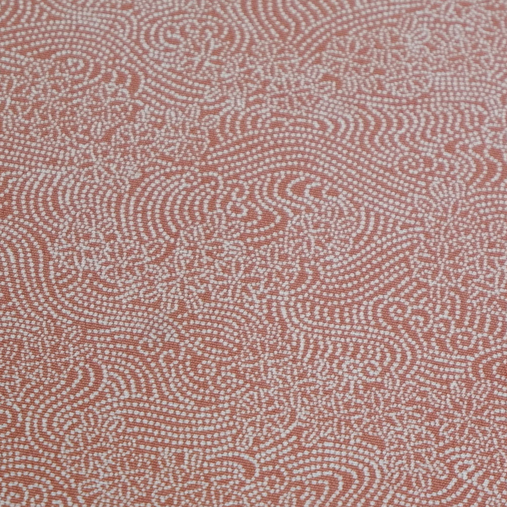 竺仙謹製　江戸小紋万　流水に菊　