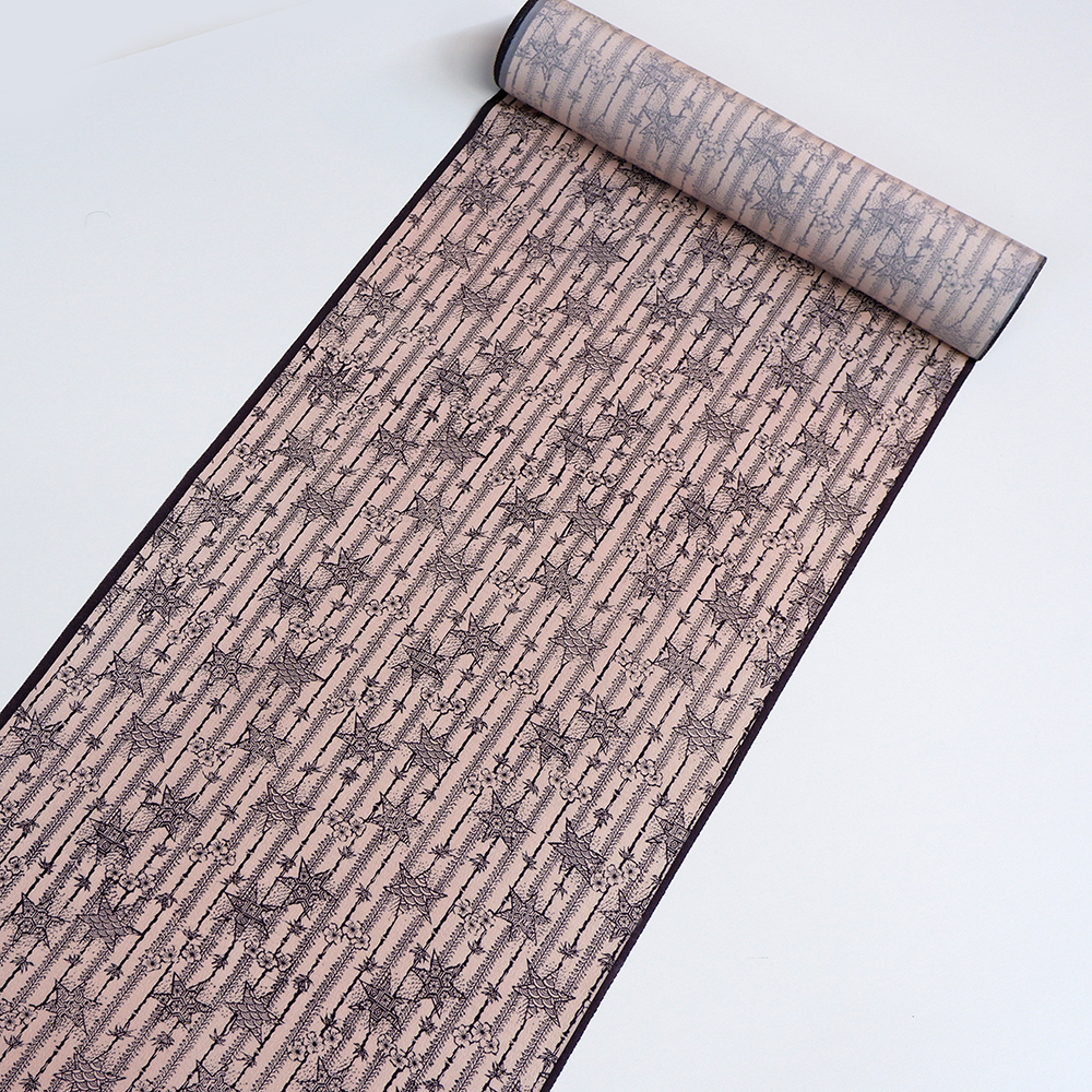 竺仙謹製　江戸小紋万　藤に楓　