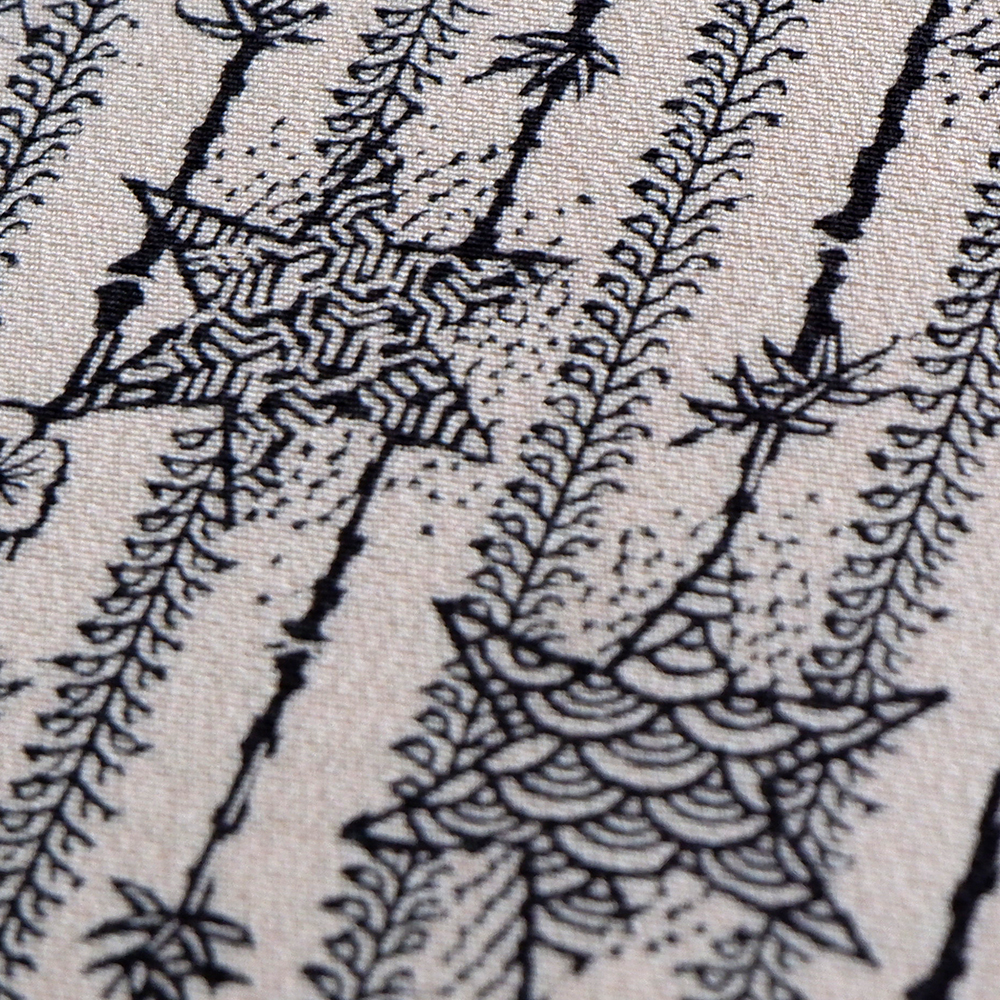 竺仙謹製　江戸小紋万　藤に楓　