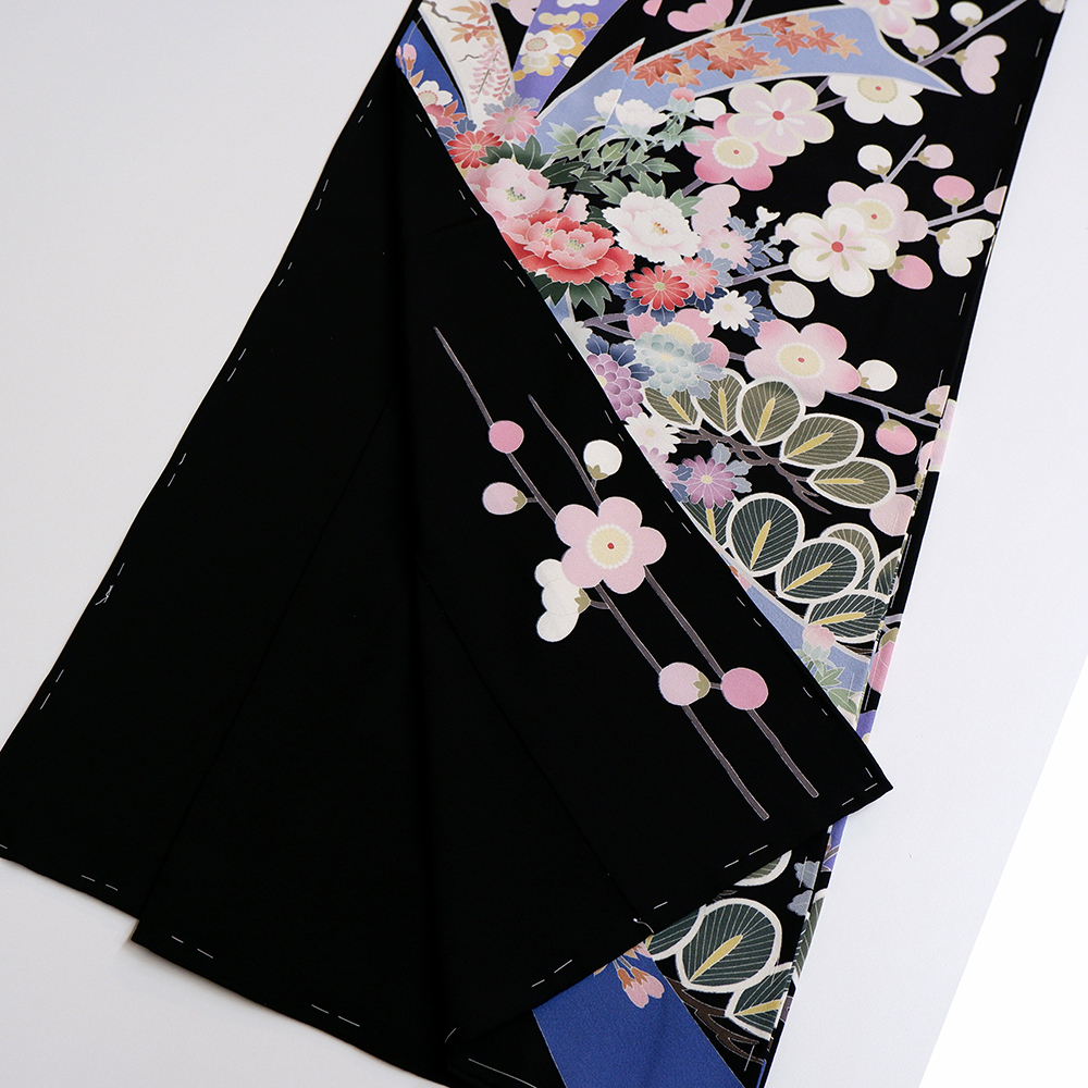 関芳謹製　本染め振袖【束ね熨斗】