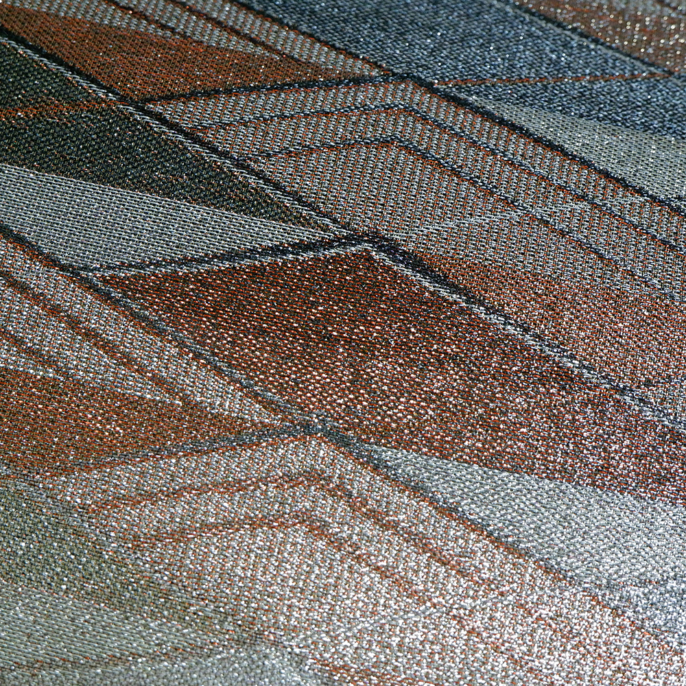 佐波理謹製　袋帯【海山波友】　