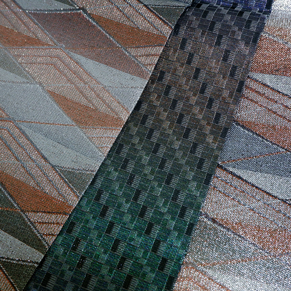 佐波理謹製　袋帯【海山波友】　