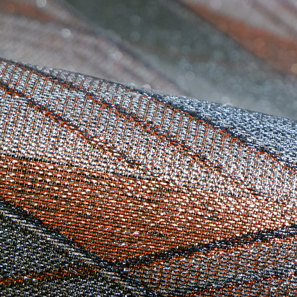 佐波理謹製　袋帯【海山波友】　