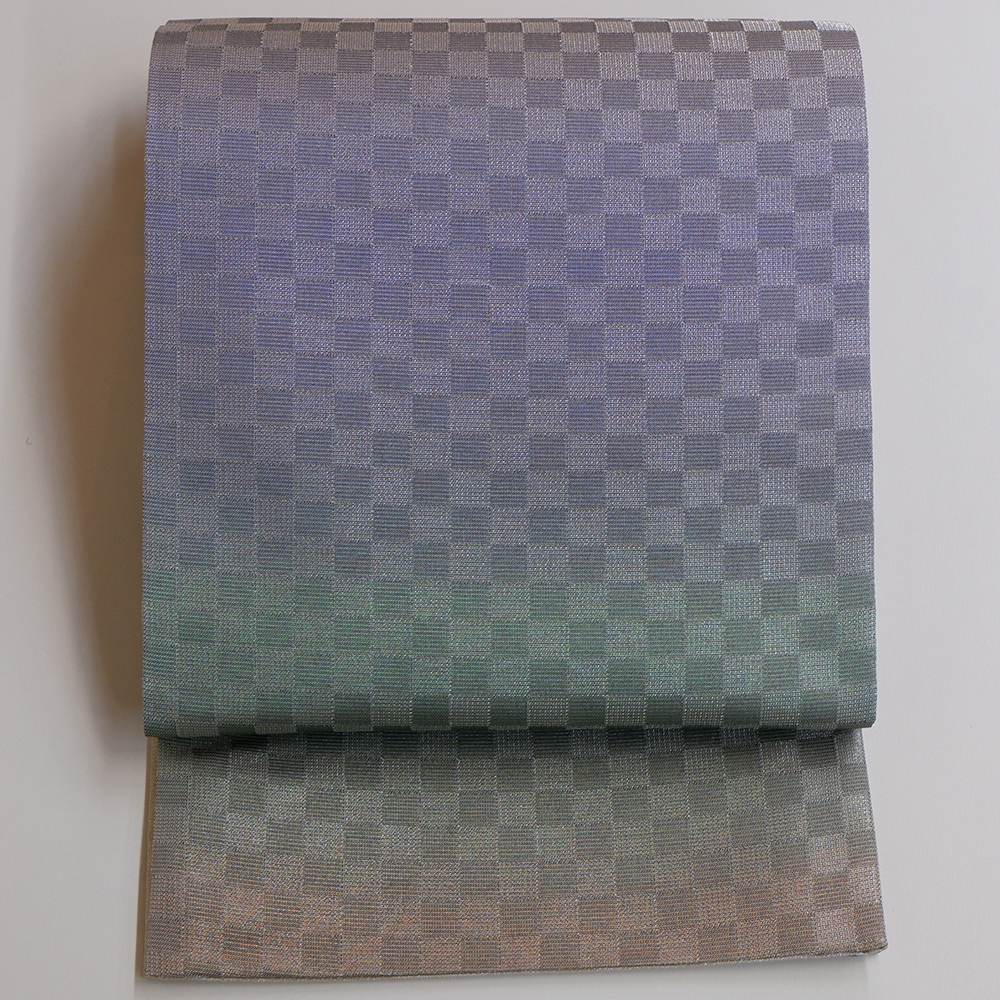 佐波理謹製　袋帯【洋風唐草】　