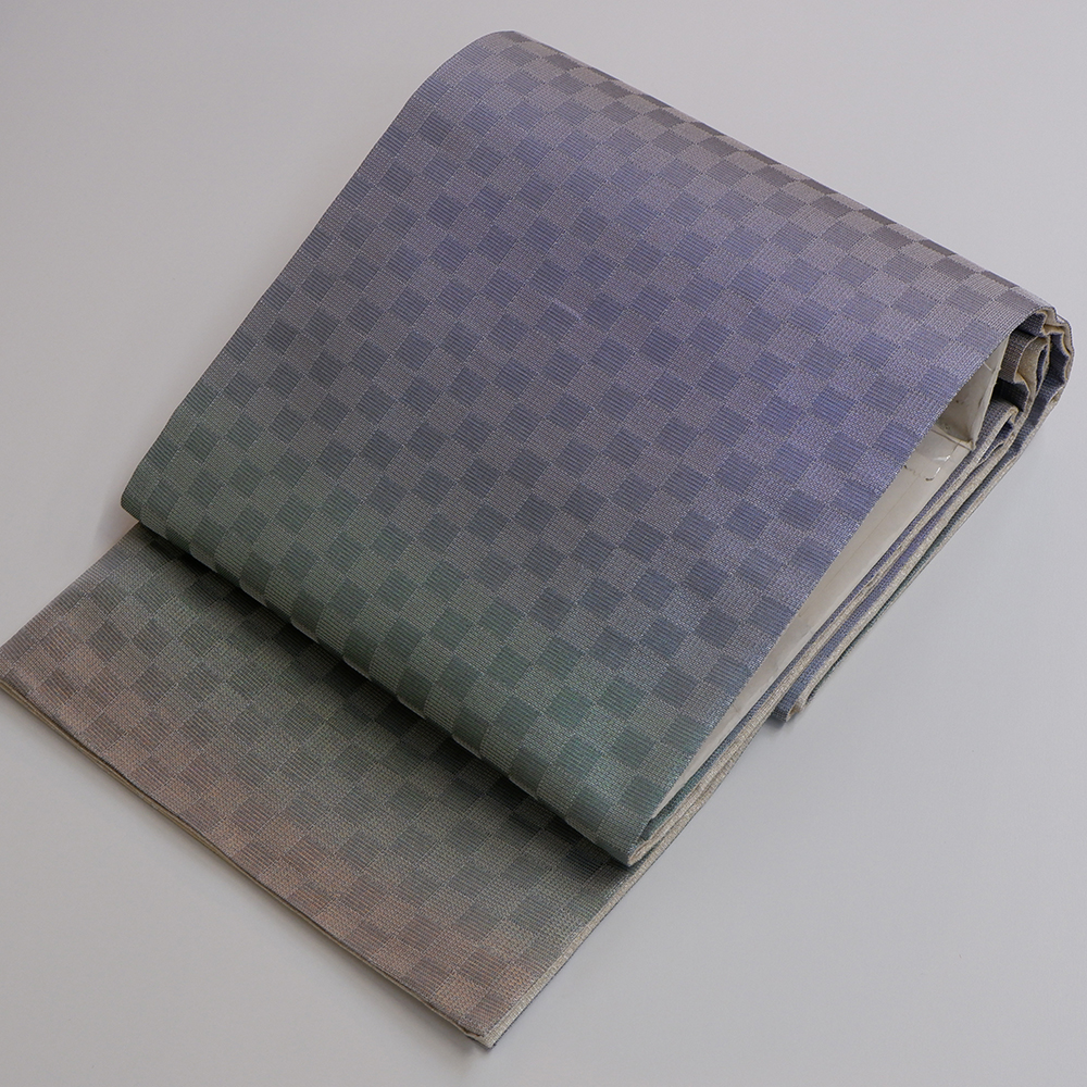 佐波理謹製　袋帯【洋風唐草】　