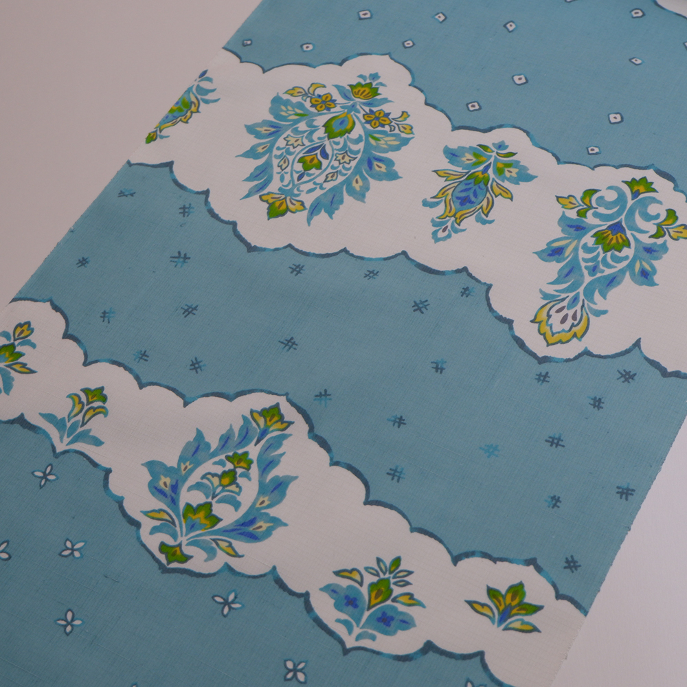 結城紬　着尺反【横段】　