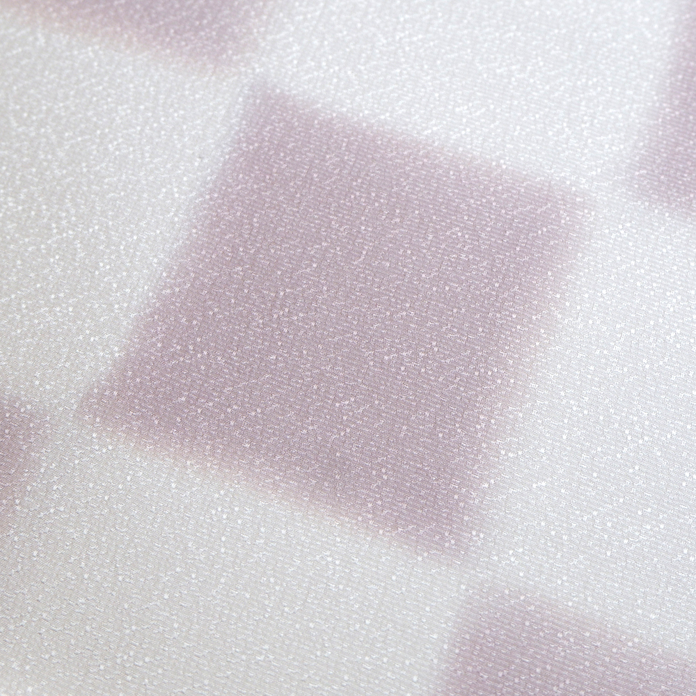 紐の渡敬謹製　正絹帯揚げ【市松　ピンク】