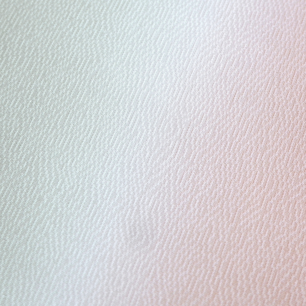 紐の渡敬謹製　正絹帯揚げ【ベージュ×薄橙】