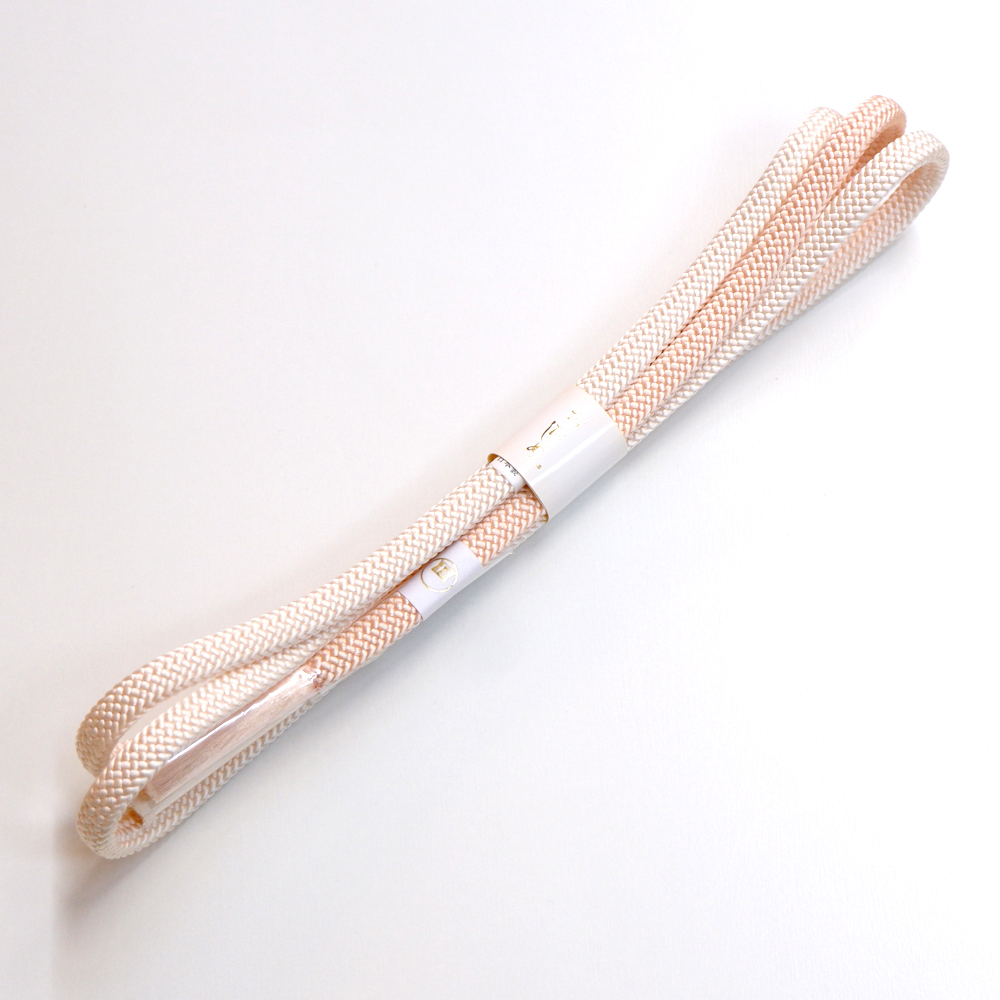 紐の渡敬謹製　正絹帯締め【薄ピンク】