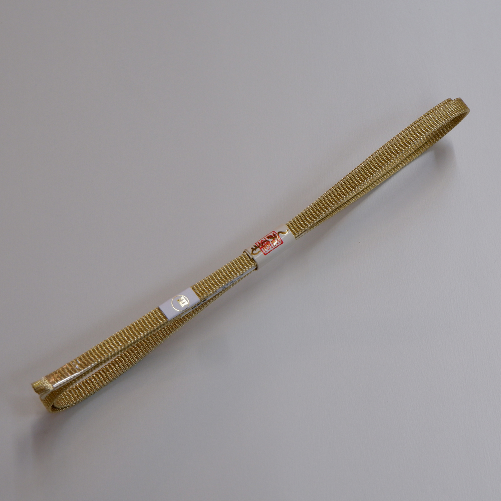 紐の渡敬謹製　正絹　三分紐【金】